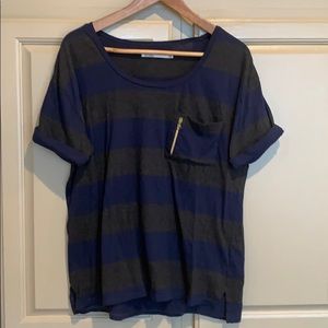 Madewell (Hi Line) T-shirt with zipper